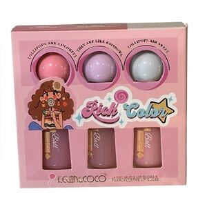NIB Kevin & Coco Rich Color Lip Gloss Set. Retail $18.00